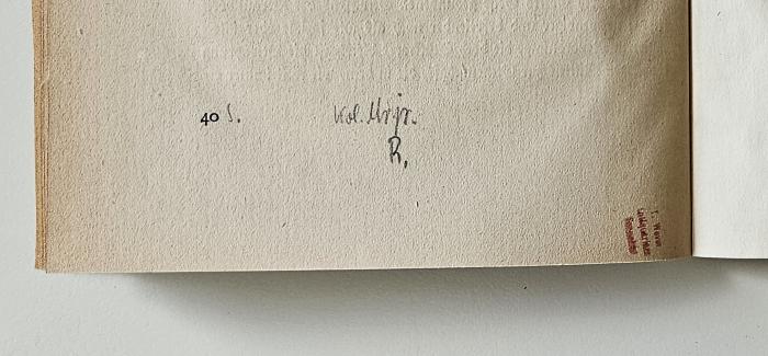BH 2200 K92 : Die Krisis der Ethik und das Evangelium (1926);-, Von Hand: ; 'Kol. [Mrjr.] R.'