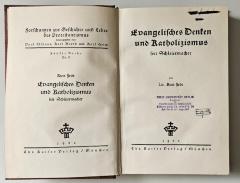 BG 9130 F926 : Evangelisches Denken und Katholizismus seit Schleiermacher (1932)