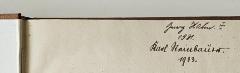 -, Von Hand: Autogramm, Name, Datum; 'Karl Steinbauer. 1933.'