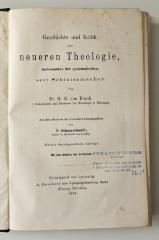 BH 1408 G389(2) : Geschichte und Kritik der neueren Theologie, insbesondere der systematischen, seit Schleiermacher (1895)
