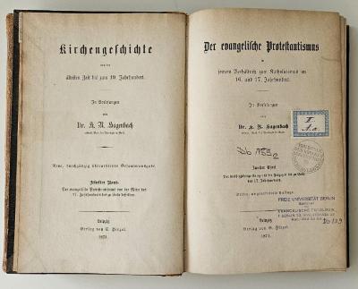 BO 1215 H143-5(3) : Kirchengeschichte von der ältesten Zeit bis zum 19. Jahrhundert (1871)