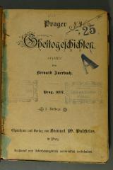 833.8 AUER;466 ; ;: Prager Ghettogeschichten (1897)