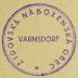 - (Jüdische Gemeinde Warnsdorf), Stempel: Exlibris, Name; 'Židovská Náboženská Obec Varnsdorf'. 