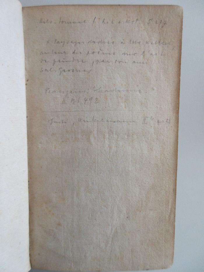 -, Von Hand: Notiz; '[...]'