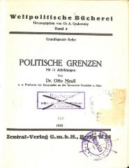 00/8942 : Politische Grenzen (1928)