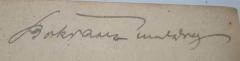 - (Bokra[...][?]), Von Hand: Autogramm; 'Bokra[...] [...]'. 