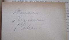 - (Heymann, Bruno), Von Hand: Notiz; 'Domarus
Ziemssen
Citron'. 
