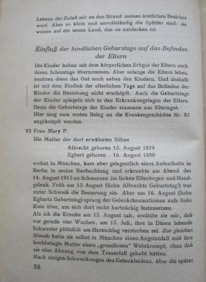 X 743 2.Ex.: Das Jahr im Lebendigen (1918);- (Stern, Erich), Von Hand: Annotation. 