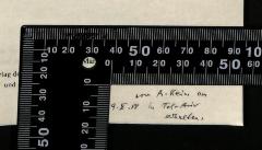 -, Von Hand: Widmung; '"von A. Keim am 9.5.1988 in Tel Aviv erhalten"'