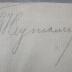 - (Heymann, Bruno), Von Hand: Autogramm, Name; 'B Heymann'.  (Prototyp)