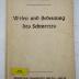 Kk 348 Ers.: Wesen und Bedeutung des Schmerzes (1936)