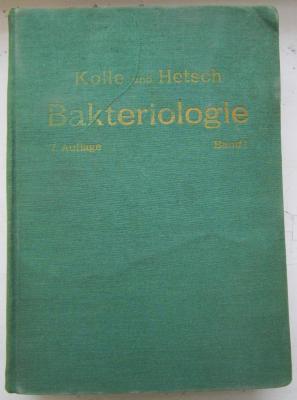 Kk 620 g 1: Die Experimentelle Bakteriologie und die Infektionskrankheiten mit besonderer Berücksichtigung der Immunitätslehre (1929)