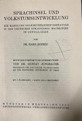 00/11624 : Sprachinsel und Volkstumsentwicklung : die Wandlung volkskundlichen Bestandes in der deutschen Sprachinsel Machliniec in Ostgalizien (1931)