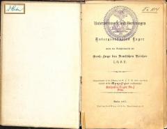 00/3996 : Unterweisungen und Vorlesungen für die untergeordneten Lager unter der Gerichtsbarkeit der Groß-Loge des Deutschen Reiches I.O.O.F. : angenomm. in d. Sitzung d. G.L.D.R. 1889 ... (1907)