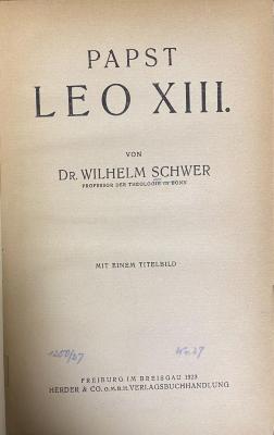 00/11376 : Papst Leo XIII.  (1923)