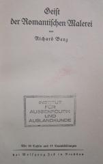 Dg 41 2.Ex.: Geist der Romantischen Malerei (1934)