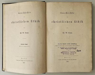 BK 1510 G251-2,2 : Geschichte der christlichen Ethik (1887)