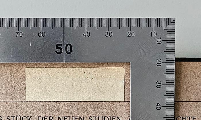 FX 475505 B888 : Die vier Bücher Julians von Aeclanum an Turbantius (1910);-, Überklebt: ; '[...]'