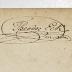 - (Eck, Friedrich Theodor), Von Hand: Autogramm, Name; 'Theodor Eck vic:[...]'. 