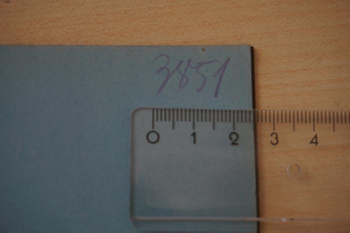 - (Grosse Landesloge der Freimaurer von Deutschland), Von Hand: Exemplarnummer; '3851'. 