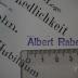 - (Rabe, Albert), Stempel: Name, Besitzwechsel: ungültig; 'Albert Rabe'. 