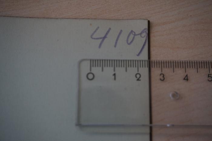 - (Grosse Landesloge der Freimaurer von Deutschland), Von Hand: Exemplarnummer; '4109'. 