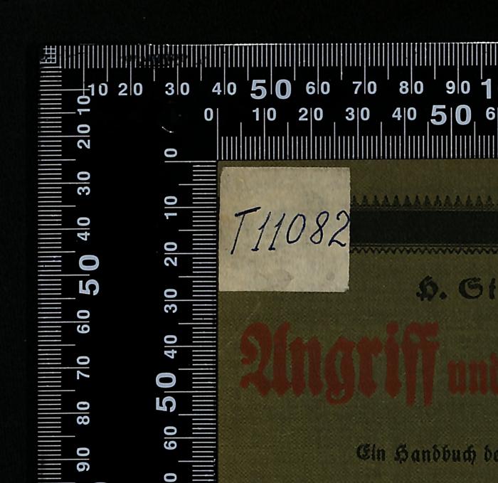 - (The National Library of Israel), Etikett: Exemplarnummer; 'T11082'. 