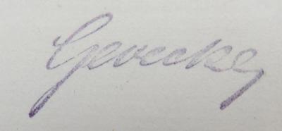 - (Gevecke, [?]), Stempel: Name; 'Gevecke'. 