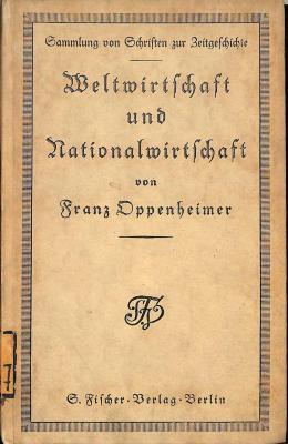 S 3157 : Weltwirtschaft und Nationalwirtschaft. (1915)