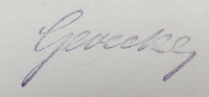 - (Gevecke, [?]), Stempel: Name; 'Gevecke'. 
