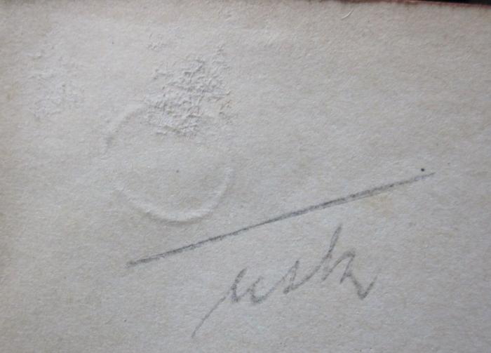VIII 919 aa 2.Ex.: Einleitung in die Philosophie (1904);- (unbekannt), Von Hand: Notiz; '/usk'. 