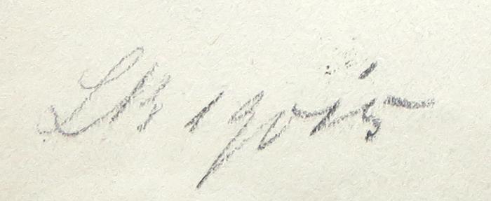 - (unbekannt), Von Hand: Nummer; 'L13[?] 19015'. 