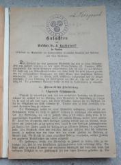 Kps H 5055 : Gutachten betreffend die Sterbekasse der Hannoverschen Eisenbahn-Beamten und Arbeiter und ihrer Ehefrauen. (1878)