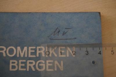 - (Grosse Landesloge der Freimaurer von Deutschland), Von Hand: Signatur; 'M V'. 