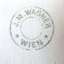 - (Wagner, J. M.), Stempel: Name, Ortsangabe; 'J. M. WAGNER / WIEN'. 