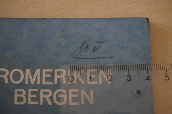 - (Grosse Landesloge der Freimaurer von Deutschland), Von Hand: Signatur; 'M V'. 
