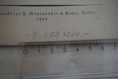 - (Grosse Landesloge der Freimaurer von Deutschland), Von Hand: Nummer; '- W. 1. EB. 4280. - '. 