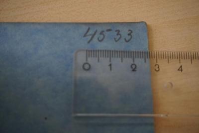 - (Grosse Landesloge der Freimaurer von Deutschland), Von Hand: Exemplarnummer; '4533'. 