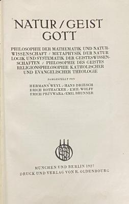Q 00/1339 Bd. 2,d : Philosophie des Geistes (1927)
