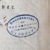 - (Secretariat der Synagogen-Gemeinde Hannover), Stempel: Name, Ortsangabe; 'Secretariat der Synagogen-Gemeinde HANNOVER'. 