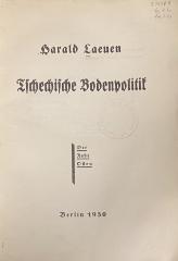00/7987 : Tschechische Bodenpolitik (1930)