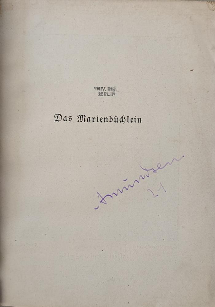 - (Gerhard Laible genannt Amundsen), Von Hand: ; 'Amundsen 21'. 