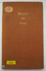 An 473 2.Ex.: Briefe über Berlin : Aus Briefen einer reifenden Dame an ihren Brunder in H. (1930)