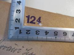 - (Kovačič, Leo), Stempel: Nummer; '124'. 