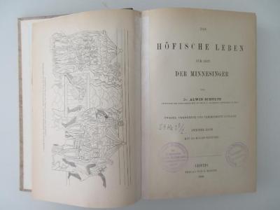 59 Ha 3/2&lt;2&gt; : Das höfische Leben zur Zeit der Minnesinger (1889)
