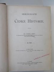 1 Mi 3 / 3 (ausgesondert) : Bibliografie české Historie. Politicka Historie od R. 1419-1600.  (1906)