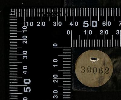 - (Jüdische Gemeinde zu Berlin), Etikett: Exemplarnummer; '39062'. 