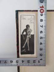 - (Simchen, Gustav Dr.), Etikett: Exlibris; 'Ex libris Dr. Gustav Simchen'.  (Prototyp)