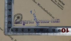 - (Margarete Cronau-Heim), Stempel: Name; 'Margarete Cronau-Heim'.  (Prototyp)