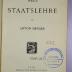 R 22 Men : Neue Staatslehre (1903)